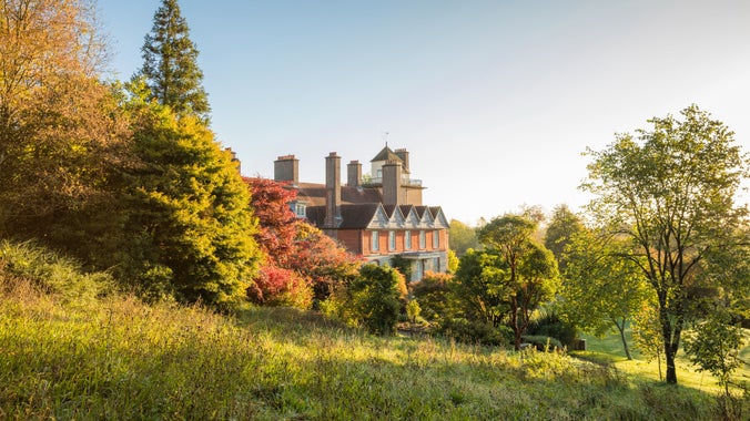 A view of Standen in autumn